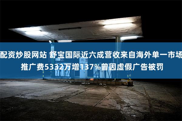 配资炒股网站 舒宝国际近六成营收来自海外单一市场 推广费5332万增137%曾因虚假广告被罚