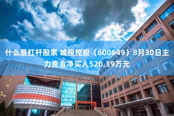 什么是扛杆股票 城投控股（600649）8月30日主力资金净买入520.39万元