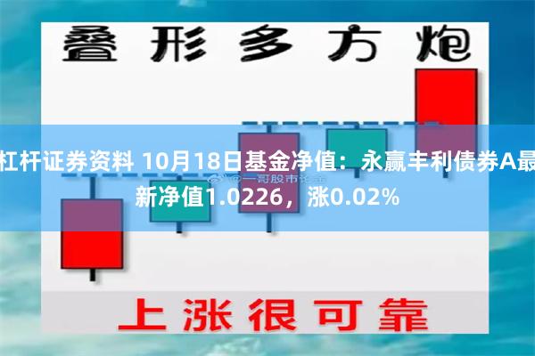 杠杆证券资料 10月18日基金净值：永赢丰利债券A最新净值1.0226，涨0.02%