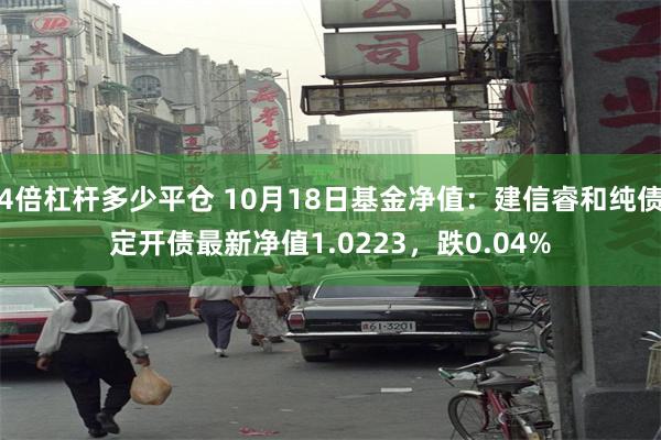 4倍杠杆多少平仓 10月18日基金净值：建信睿和纯债定开债最新净值1.0223，跌0.04%