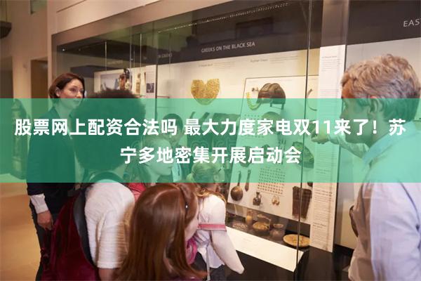 股票网上配资合法吗 最大力度家电双11来了！苏宁多地密集开展启动会